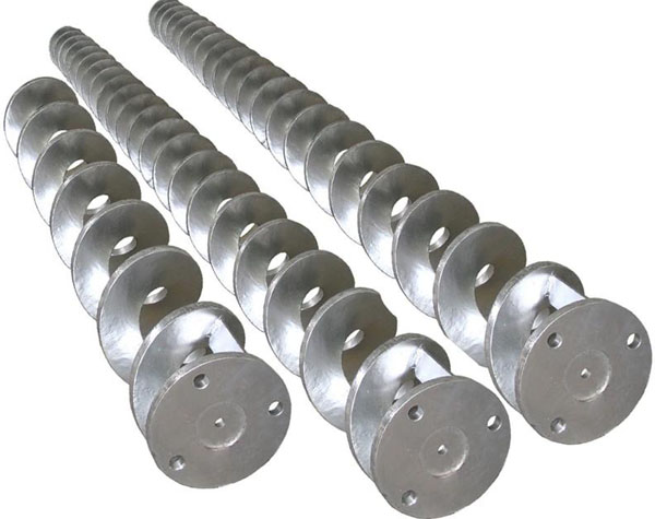 Shaftless helical blade